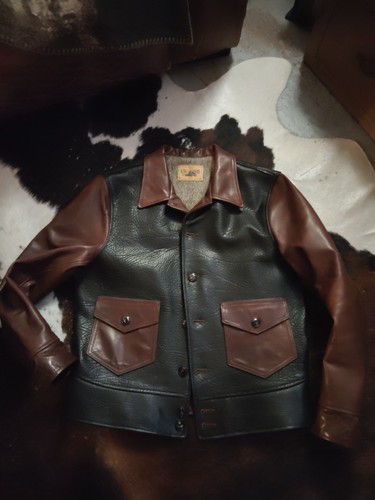 Giacca pelle biker taglia - taglia, l