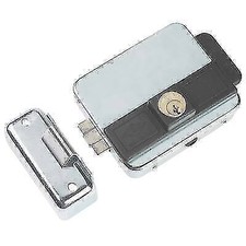 SERRATURA CANCELLO APPLICARE ELETTRICA 5011 FEB C.TONDO FISSO+SCR DX/SX PZ 1