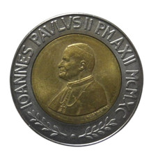 Città del Vaticano 500 lire, 1990 KM-225  (V1009