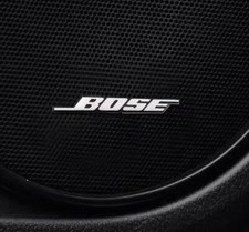 N2 ADESIVI LOGO BOSE EFFETTO METALLICO PER ALTOPARLANTI CASSE AUTO CON BIADESIVO