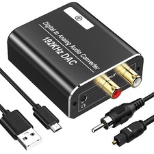 192KHz DAC Convertitore Ottico