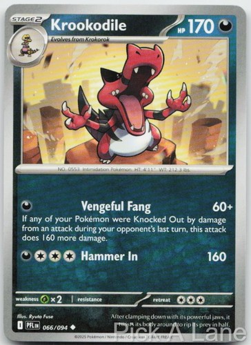 Krookodile 066 094 uncommon - krookodile,