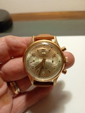Big Chronographe Swisse Cronografo monopulsante  Movimento Ruota Colonne Vintage