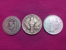 Lotto 3 monete del Regno
