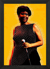 ARETHA FRANKLIN poster arte da
