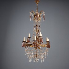 Lampadario Antico Bronzo