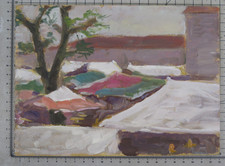PICCOLO QUADRO AD OLIO VINTAGE