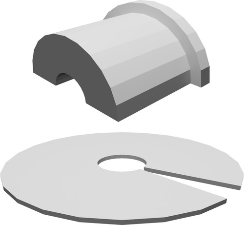 Tappo tubo plastica 32mm - tappo, foro