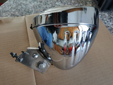 Faro Cromato Moto Omologato 