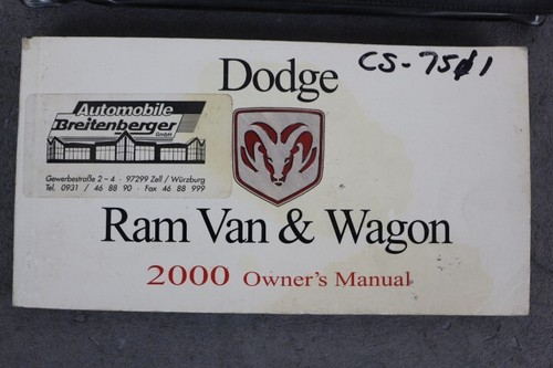 Dodge ram van wagon - van,