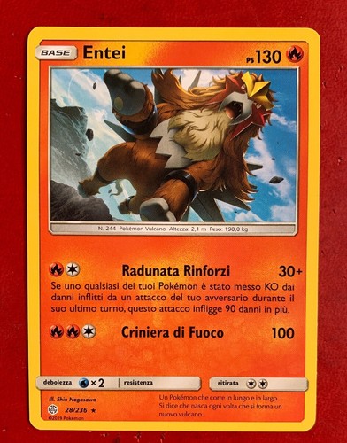 Lotto carte pokemon entei - lotto,