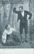 cq501 cartolina musica opera