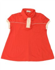 MONCLER Polo donna UK 12 rosso