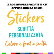 Stickers Personalizzati Vinile