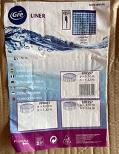 Gre FPR557 - Liner Per Piscine Rotonde 550x132cm. Sistema Con Agganci Mosaicato.
