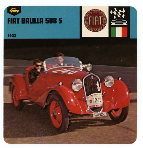 Fiat balilla 508 - 508, s