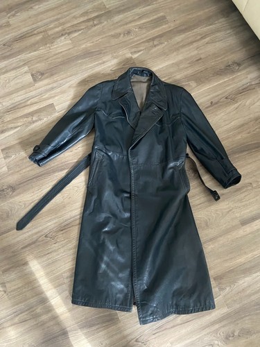 Trench cappotto vera pelle - cappotto,