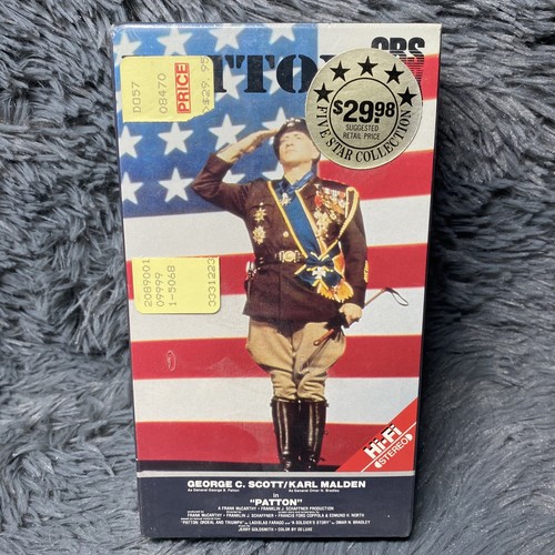 Patton vhs 1986 cbs - vhs, fox