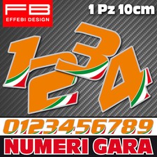 Adesivo Sticker NUMERI GARA