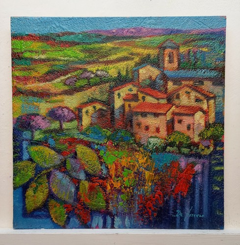 Quadro dipinto paesaggio - quadro, olio