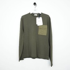 Felpa Moncler verde kaki con tasca prezzo consigliato £ 500