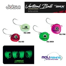ARTIFICIALI PESCA TENYA FISHING JATSUI VERTICAL BALL ZOKA LUMO 4 COLORI 6 MISURE