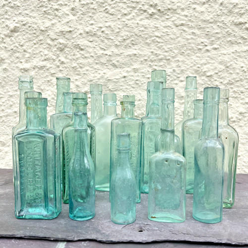 Clear green antique glass - clear,