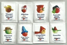 °ESSELUNGA - serie A di 8 bustine di zucchero piene - diverse (vedi foto!)°