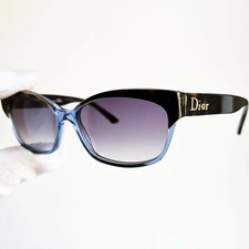 occhiali da sole CHRISTIAN DIOR brown blue sunglasses vintage cateye CD3197 y2k
