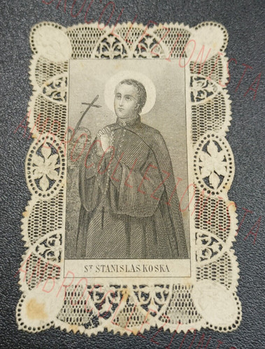 Santino antico con pizzo - antico,