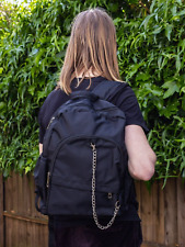 Zaino NERO LISCIO con catena