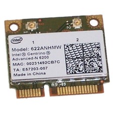 ADVANCED N DUAL BAND 2.4Ghz 5Ghz MINI-PCIE SCHEDA WIFI WIRELESS 6200 per intel