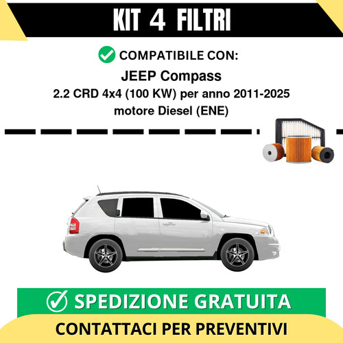 Kit filtri tagliando per - filtri,