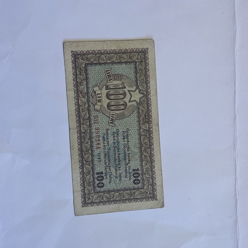 Banconota 100 lire - lire-, 1945-