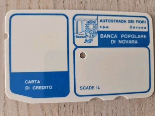 Viacard anni autostrada - viacard,
