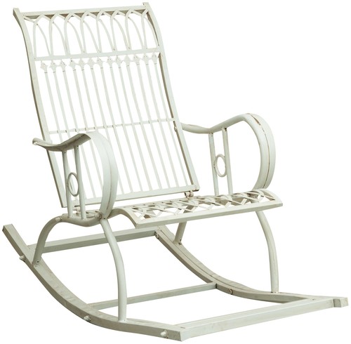 Sedia poltrona dondolo ferro - sedia,
