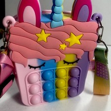 BORSA UNICORNO ARCOBALENO