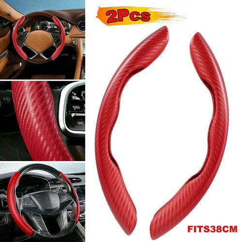 Coppia coprivolante auto rosso - coprivolante,