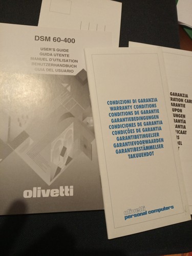 Guida utente olivetti - olivetti, dsm
