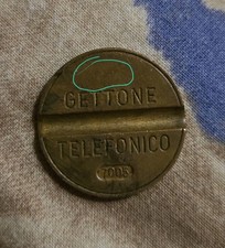 Raro Gettone Telefonico 7005 , Con Errore Di Conio , Senza Logo Zecca.
