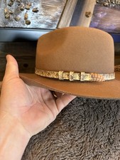 fascia cappello pelle serpente