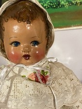 Antica Rara "RELLA"Bambola Restaurata  Doll Poupee Puppen Vintage Antico Muneca