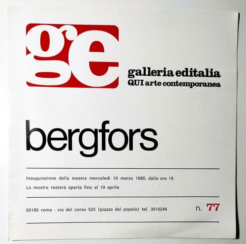 Bergfors marzo aprile 1980 - bergfors,