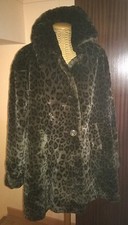 Cappotti/Giacche/Volpe/Visone/Castoro"PELLICCIA ECOLOGICA MACULATA"Italy/Tg.S-M