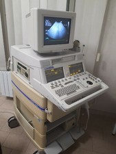 Ecocardiografo Philips HP Sonos 5500 con sonda convex e stampante termica Sony