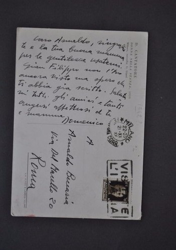 Autografi cartolina pittura - autografi,