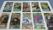 Lotto 10 Bustine Vuote POKÉMON VINTAGE Vari set (leggere descrizione) 
