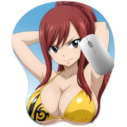 Tappetino per mouse oppai - mouse, 3d