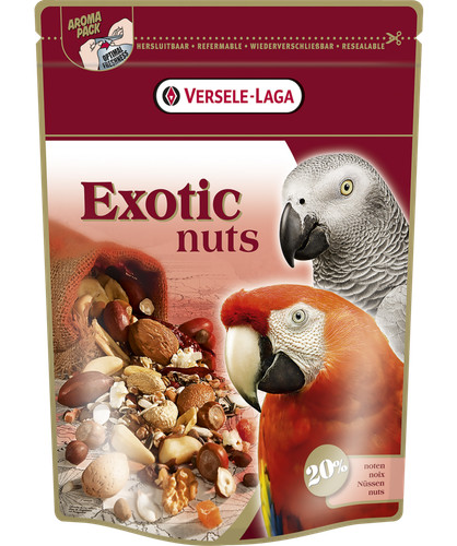 Parrots exotic nuts mix - parrots,