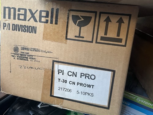 Custodia nastri vhs maxell - custodia,